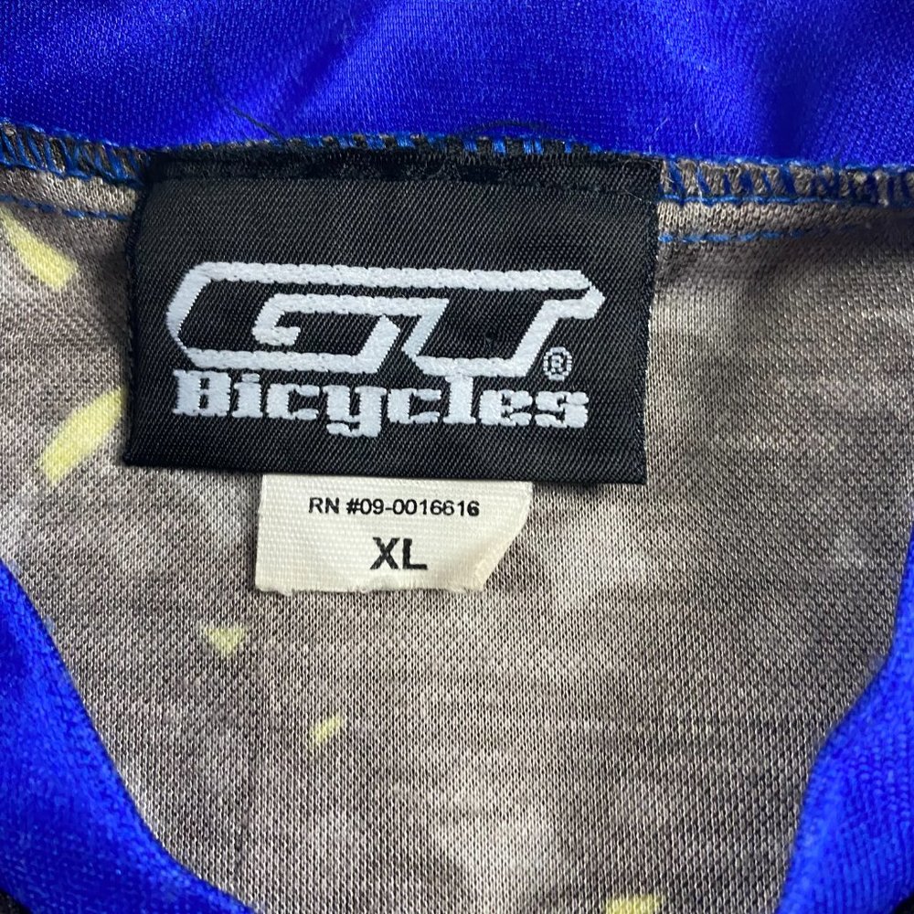 Vintage 90s GT Bicycles Cycling Jersey Scream MTB Mens XL Abstract NOBRA BMX - Picture 6 of 11